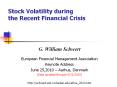 Stock Volatility during the Recent Financial Crisis PowerPoint PPT Presentation