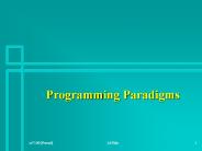 Programming Paradigms