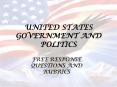 UNITED STATES GOVERNMENT AND POLITICS PowerPoint PPT Presentation