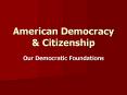American Democracy PowerPoint PPT Presentation