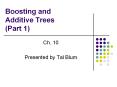 Boosting and Additive Trees (Part 1) PowerPoint PPT Presentation