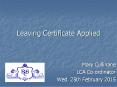 Leaving Certificate Applied PowerPoint PPT Presentation