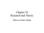 Chapter 16 Research and Theory