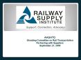 Railway Supply Institute, Inc.  Your Voice in Washington, DC and the Industry PowerPoint PPT Presentation