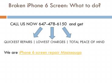 Broken iphone 6 screen|iphone 6 camera repair mississauga