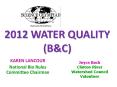 2012 WATER QUALITY (B PowerPoint PPT Presentation