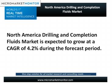 North America Drilling and Completion Fluids Market