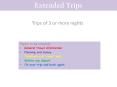 Extended Trips PowerPoint PPT Presentation