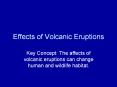 Effects of Volcanic Eruptions PowerPoint PPT Presentation