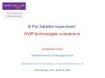 B-Pol Satellite experiment: HWP technologies comparison PowerPoint PPT Presentation