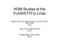 HOM Studies at the FLASH(TTF2) Linac PowerPoint PPT Presentation