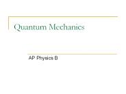 Quantum Mechanics