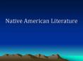 Native%20American%20Literature PowerPoint PPT Presentation
