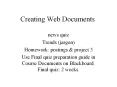 Creating%20Web%20Documents PowerPoint PPT Presentation