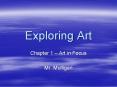 Exploring Art PowerPoint PPT Presentation