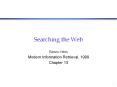 Searching the Web PowerPoint PPT Presentation