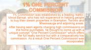 1% PERCENT COMMISSION