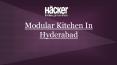 Modular Kitchens in Hyderabad PowerPoint PPT Presentation