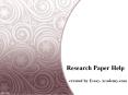 Research Paper Help PowerPoint PPT Presentation