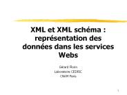 XML et XML sch