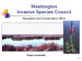 Washington Invasive Species Council PowerPoint PPT Presentation