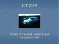 CITROEN PowerPoint PPT Presentation