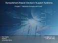 EIN 4905/ESI 6912 Decision Support Systems  Excel PowerPoint PPT Presentation