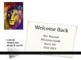 Welcome Back PowerPoint PPT Presentation