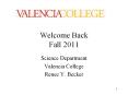 Welcome%20Back%20Fall%202011 PowerPoint PPT Presentation