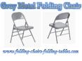 Gray Metal Folding Chair -Folding Chairs Tables Larry PowerPoint PPT Presentation