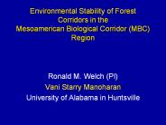Ronald M. Welch (PI)