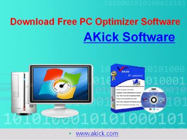 Download Free Registry Cleaner & PC Optimizer by AKick