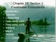Chapter 20, Section 3 Freshwater Ecosystems PowerPoint PPT Presentation