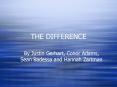 THE DIFFERENCE PowerPoint PPT Presentation