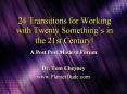 24 Transitions for Working with Twenty Something PowerPoint PPT Presentation