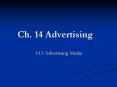 Ch. 14 Advertising PowerPoint PPT Presentation