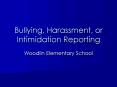 Bullying, Harassment, or Intimidation Reporting PowerPoint PPT Presentation