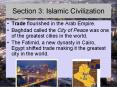 Section 3: Islamic Civilization PowerPoint PPT Presentation