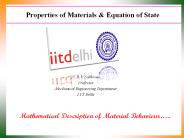 Properties of Materials