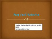 Car Title Loans Kelowna