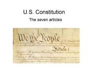 U.S. Constitution