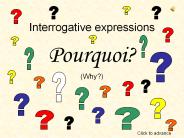 Interrogative expressions