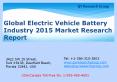 Global Electric Vehicle Battery Industry 2015 Market Size Share Growth Forecast Research and Development PowerPoint PPT Presentation