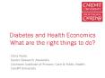 Diabetes and Health Economics What are the right things to do? PowerPoint PPT Presentation