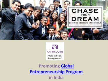 Global Entrepreneurship Program for Youth Entrepreneurs
