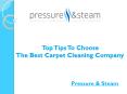 Top Tips To Choose The Best Carpet Cleaning Company PowerPoint PPT Presentation