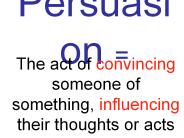 Persuasion =