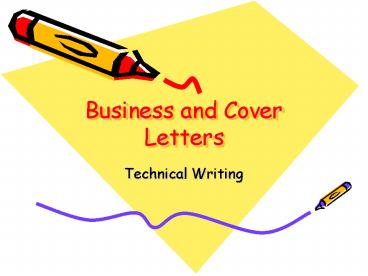 Business and Cover Letters