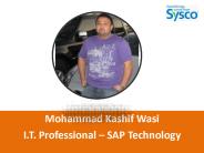 Mohammad Kashif Wasi  - SAP Technology Professional