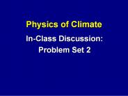 Physics of Climate